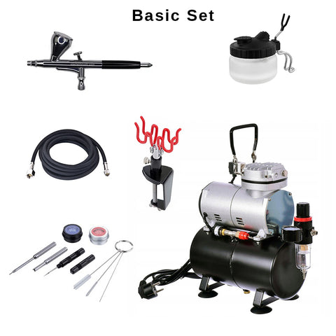 Airbrush Kit with compressor