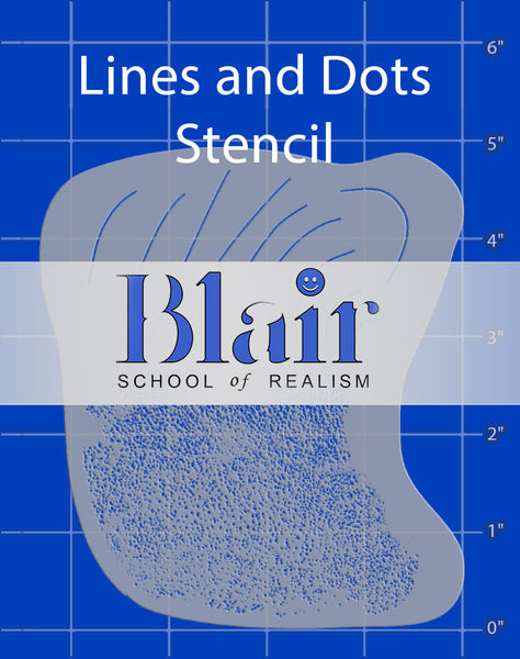 Blair Stencil - Lines and Dots