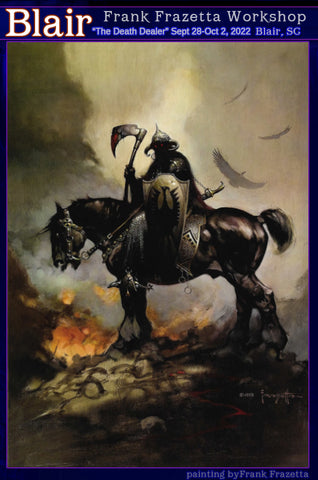 Dru Blair:  - Frazetta Death Dealer Workshop - Sept 29-Oct 2, 2022