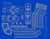Blair Stencil -Biomechanical Set 2 medium size