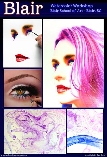 Dru Blair: Airbrush - Watercolor Portraits</b><p>Held in September 2015</p>